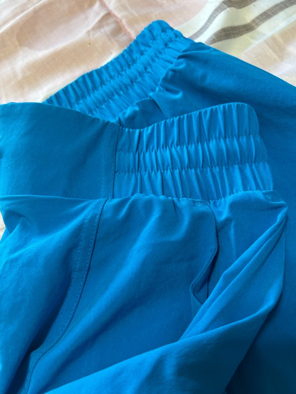 all in motion Bright Blue Athletic Shorts with Elastic Waist Size Medium NWOT - Picture 6 of 9